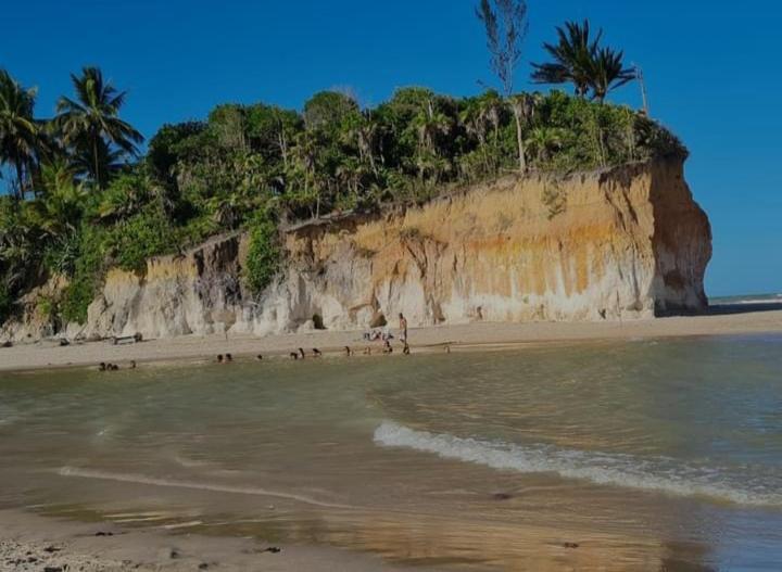 Casa Na Praia Com Piscina Costa Dourada Esterno foto