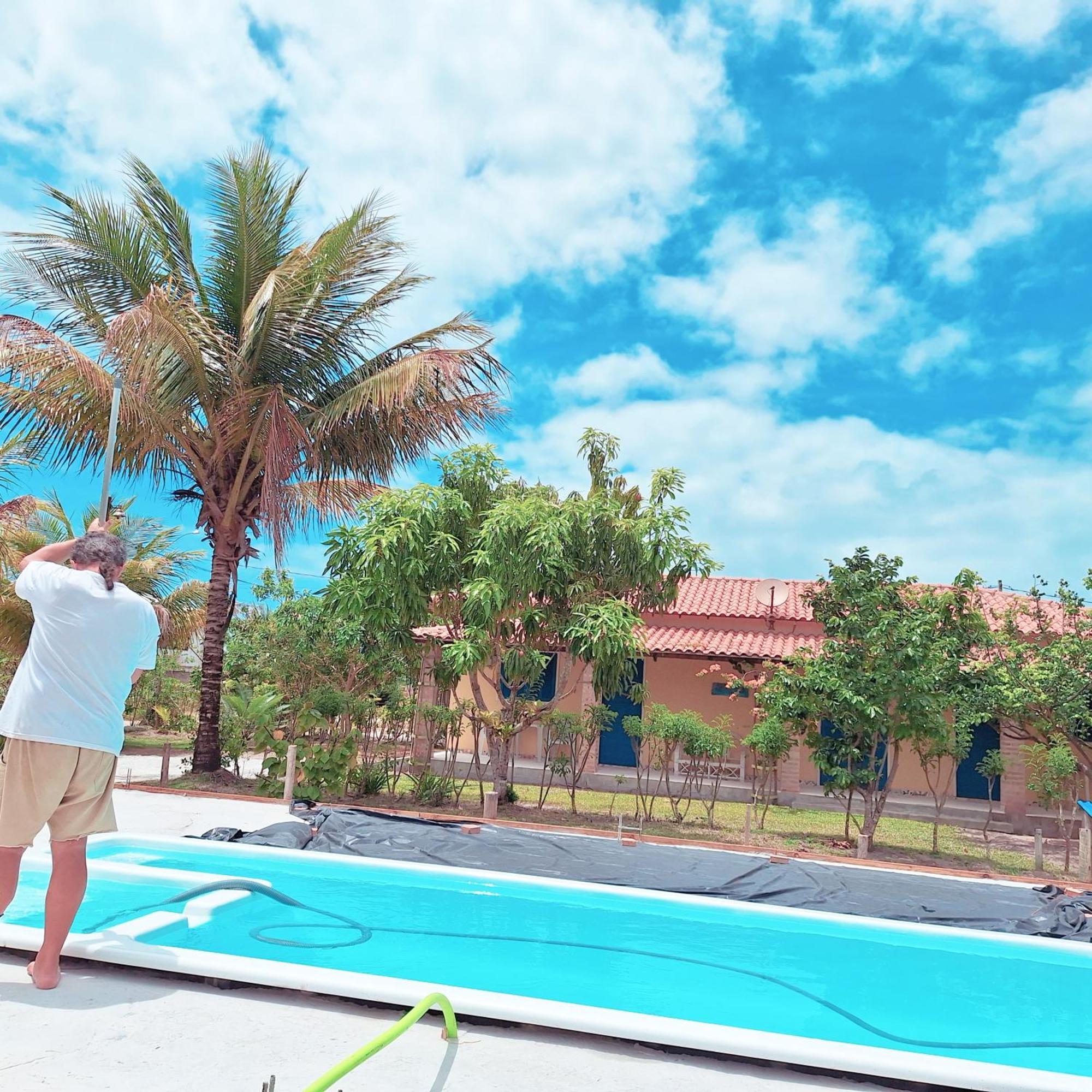 Casa Na Praia Com Piscina Costa Dourada Esterno foto